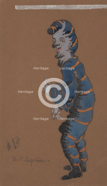 Caterpillar (costume design for Alice-in-Wonderland, 1915). Creator: William Penhallow Henderson.