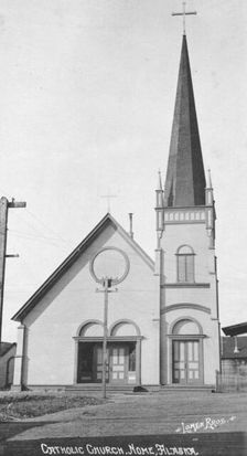 Catholic church, between c1900 and c1930. Creator: Lomen Brothers
