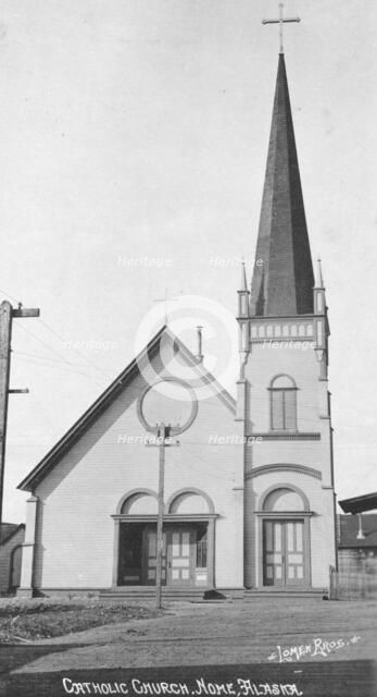 Catholic church, between c1900 and c1930. Creator: Lomen Brothers.
