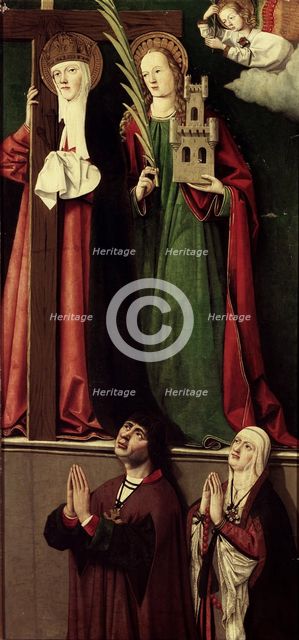 Catholic Monarchs with Saints Helena and Barbara. Artist: Master of Manzanillo (active 1480-1500)