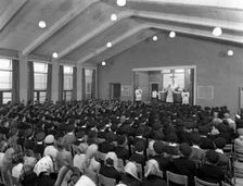 Catholic school Mass, South Yorkshire, 1967. Creator: Michael Walters