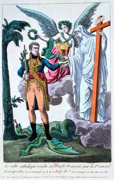Catholic worship returned to the French people by 1st Consul Bonaparte 19th century