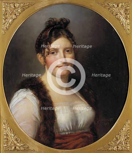 Catharina Charlotta Bågh (1777-1816), married to Baron Pehr Erik Skjöldebrand, 1812. Creator: Per Krafft the Younger.