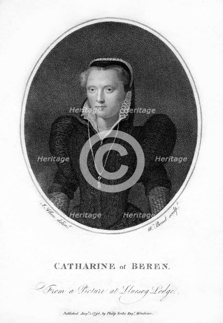 'Catharine of Beren', (1798).Artist: W Bond