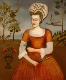 Catharine Hendrickson, c. 1770. Creator: Daniel Hendrickson