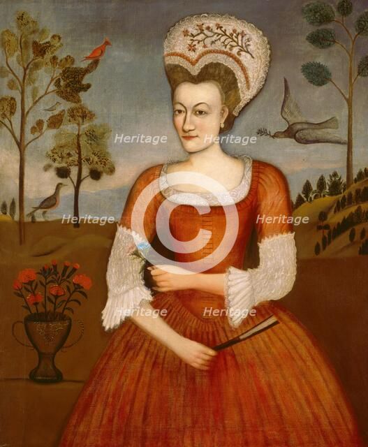 Catharine Hendrickson, c. 1770. Creator: Daniel Hendrickson.