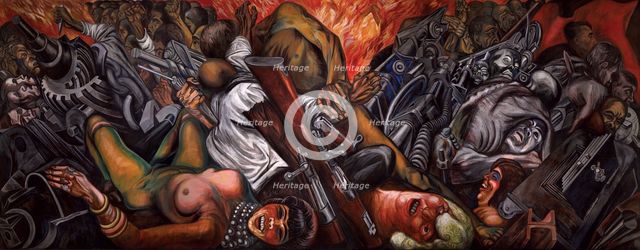 Catharsis, 1935. Creator: Orozco, José Clemente (1883-1949).