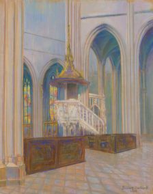 Cathedral, 1915. Creator: Konstantin Bauer