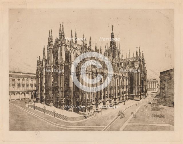 Cathedral, Milan. Creator: Otto H. Bacher (American, 1856-1909).