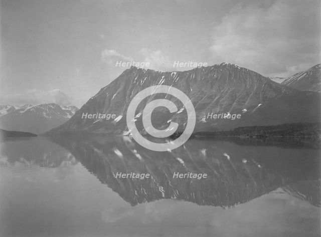Cathedral Mountain and Lake Atlin, between c1900 and 1927. Creator: Unknown.