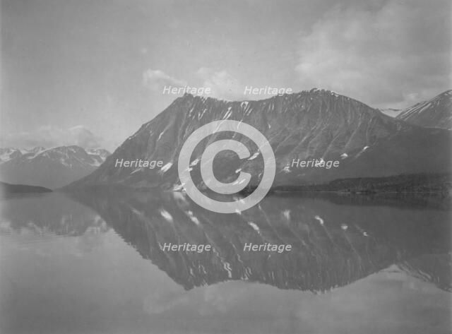 Cathedral Mountain and Lake Atlin, between c1900 and 1927. Creator: Unknown.
