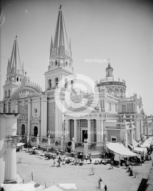 Cathedral of Guadalajara, between 1880 and 1897. Creator: William H. Jackson.