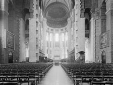 Cathedral of St. John the Divine, interior, New York, c.between 1910 and 1920. Creator: Unknown