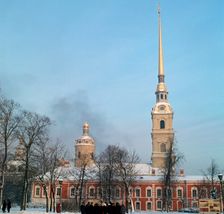 Cathedral of St Peter and St Paul in St Petersburg, 18th century