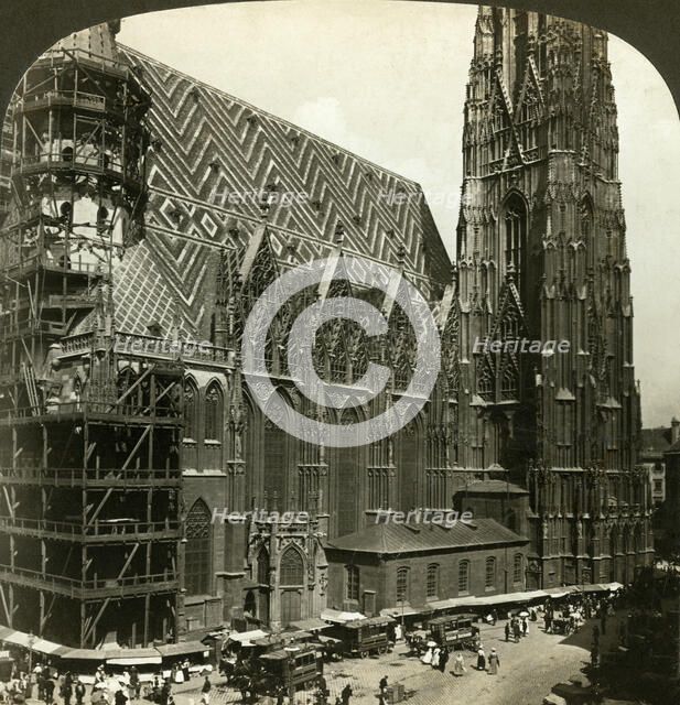 Cathedral of St Stephen (Stephansdom), Vienna, Austria.Artist: HC White