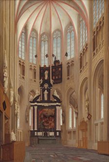 Cathedral of Saint John at s-Hertogenbosch, 1646. Creator: Pieter Jansz Saenredam