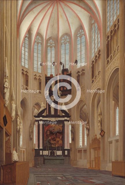 Cathedral of Saint John at 's-Hertogenbosch, 1646. Creator: Pieter Jansz Saenredam.