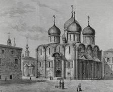 Cathedral of the Dormition, also called Cathedral of the Assumption, Moscow, Russia, 1883. Creator: Bernardo Rico