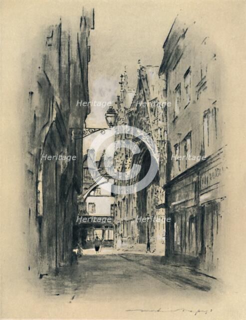 'Cathedral at Lillebonne', 1903. Artist: Mortimer L Menpes.