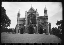 Cathedral and Abbey Church of St Alban, Hertfordshire, c1955-c1980. Creator: Ursula Clark