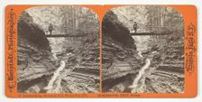 Cathedral Bridge, Buttermilk Falls, Watkins Glen, N.Y., 1863/1903. Creator: Charles Bierstadt