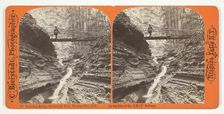 Cathedral Bridge, Buttermilk Falls, Watkins Glen, N.Y., 1863/1903. Creator: Charles Bierstadt