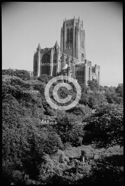 Cathedral Church of Christ, Liverpool, Merseyside, c1955-c1980. Creator: Ursula Clark.