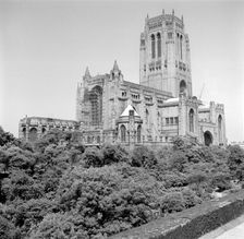Cathedral Church of Christ, St James Road, Liverpool, Merseyside, 1945-1980. Artist: Eric de Maré