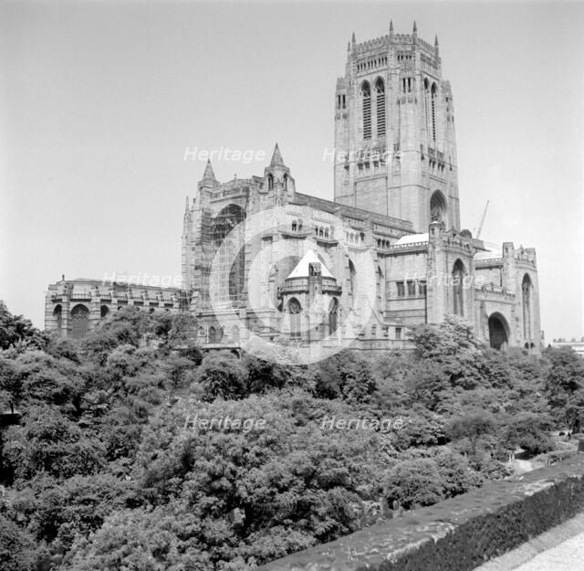 Cathedral Church of Christ, St James Road, Liverpool, Merseyside, 1945-1980. Artist: Eric de Maré