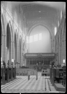 Cathedral Church of St Mary, Fennel Street, Manchester, 1942. Creator: George Bernard Wood