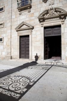 Cathedral doorway, Castelo Branco, Portugal, 2009. Artist: Samuel Magal