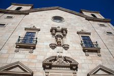Cathedral facade, Castelo Branco, Portugal, 2009. Creator: Samuel Magal