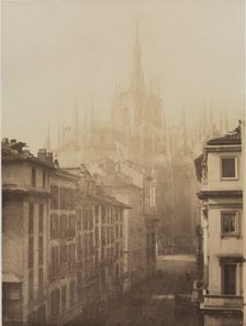 Cathedral from Corso Francesco, Milan, 1857. Creator: Léon Gérard (French)