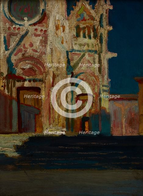Cathedral in Sienna, 1904. Creator: Jan Stanislawski.
