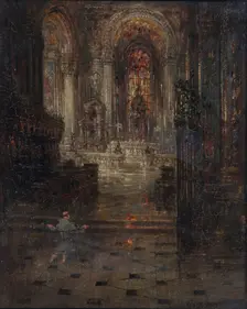 Cathedral Interior 1855-1906. Creator: Sir Wyke Bayliss
