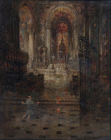 Cathedral Interior 1855-1906. Creator: Sir Wyke Bayliss