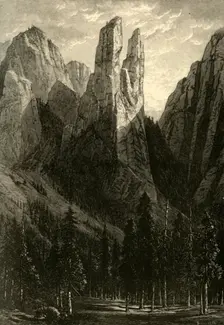 Cathedral Spires 1872. Creator: Andrew Varick Stout Anthony