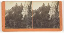 Cathedral Spires, Yosemite, 1861/76. Creator: Carleton Emmons Watkins
