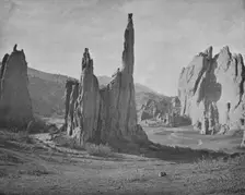 Cathedral Spires, Garden of the Gods, Colorado, USA, c1900. Creator: Unknown