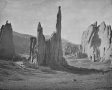 Cathedral Spires, Garden of the Gods, Colorado, USA, c1900. Creator: Unknown