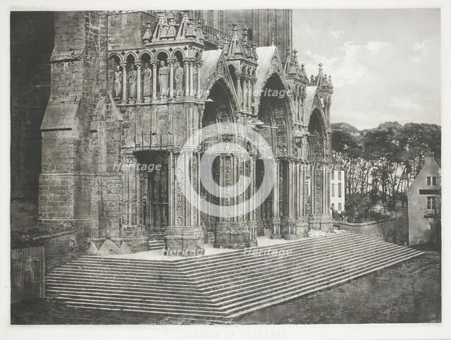 Cathedrale de Chartres, 1856 or 1857. Creator: Charles Nègre.