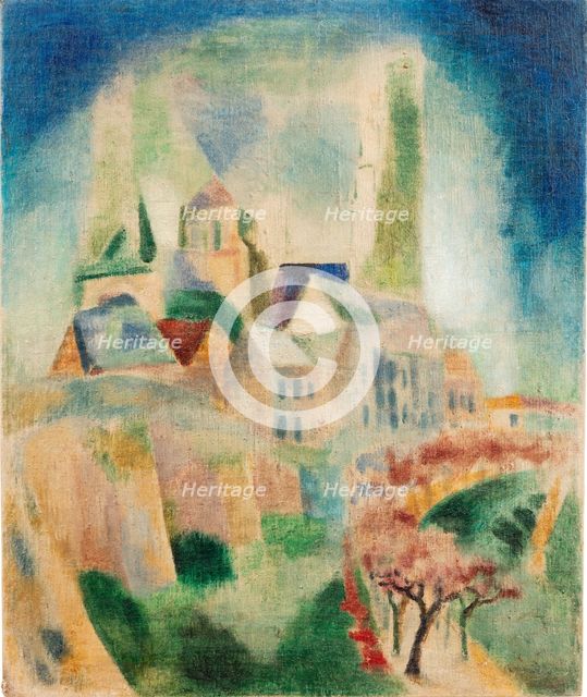 Cathédrale de Laon, 1912. Creator: Delaunay, Robert (1885-1941).