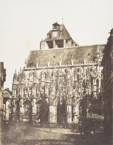 Cathédrale de Louviers, vue générale, 1852-54. Creator: Edmond Bacot