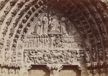 Cathédrale Notre-Dame, Paris, between 1880-1890. Creator: J Kuhn
