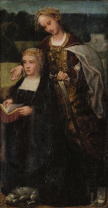 Catherine of Aragon (1485-1536), 1525. Creator: Isenbrant, Adriaen (1490-1551)