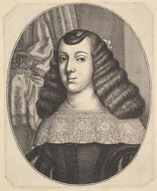 Catherine of Braganza, 1661. Creator: Wenceslaus Hollar