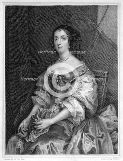 Catherine of Braganza, Queen Consort of King Charles II of England, (19th century).Artist: B Holl