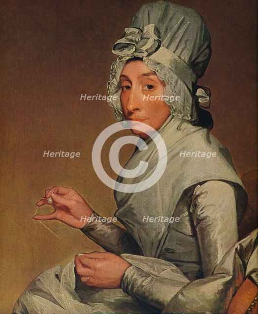 'Catherine Brass Yates (Mrs. Richard Yates)', 1793-1794. Artist: Gilbert Charles Stuart.