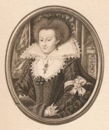 Catherine Carey, Countess of Nottingham c16th century, (1904). Artist: Isaac Oliver I