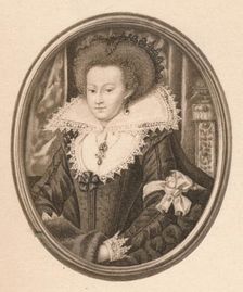 Catherine Carey, Countess of Nottingham c16th century, (1904). Artist: Isaac Oliver I